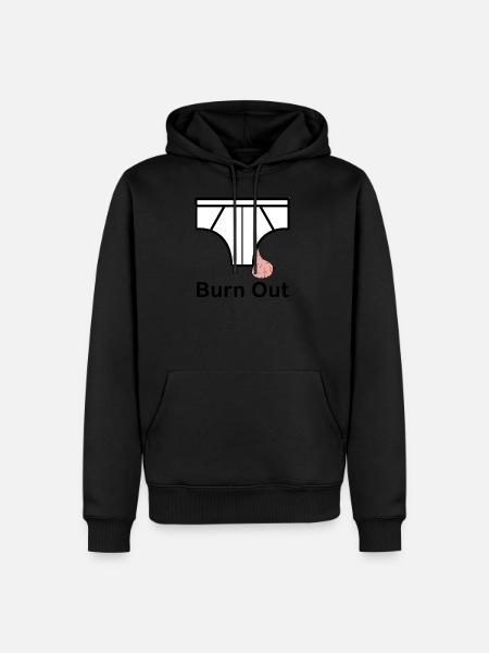 Burn(e) Out - Sweat à capuche Premium bio Homme -