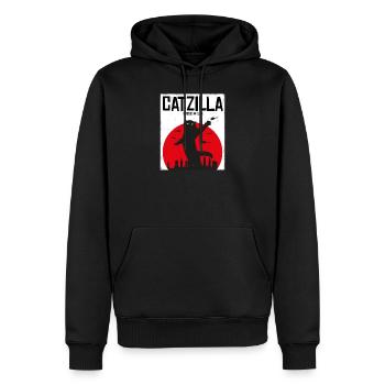 Catzilla Cats Cats Hangover Kitten Gift - Sweat à capuche Premium bio Homme - noir - Devant - Nico (187cm)