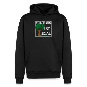 Kein Baum ist egal Klimawandel Umweltschutz Natur - Männer Premium Bio Hoodie - Schwarz - Vorne - Nico (187cm)
