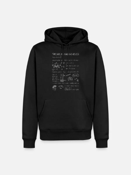 Théorie du mariage - Sweat à capuche Premium bio Homme - noir