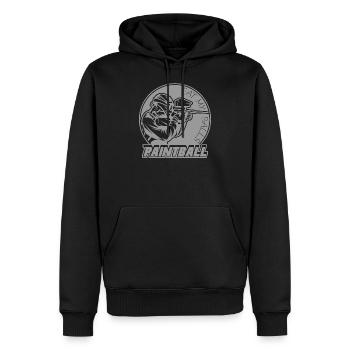 Paintball spielen Farbkugel Paintballer Shirt - Männer Premium Bio Hoodie - Schwarz - Vorne - Nico (187cm)