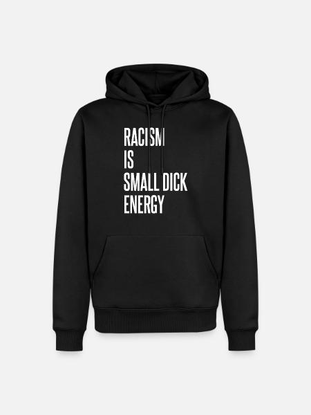 Racisme dit - Sweat à capuche Premium bio Homme - noir