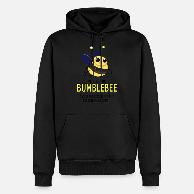 COMME LE BUMBLEBEE - Sweat à capuche Premium bio Homme - undefined