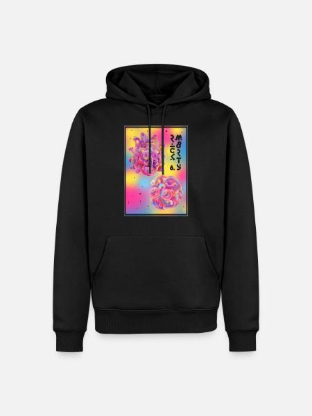 Rick And Morty Pop Culture Space - Herre Premium økologisk hoodie - sort