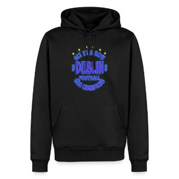 Dublin GAA All Ireland Champions - Sweat à capuche Premium bio Homme - noir - Devant - Nico (187cm)
