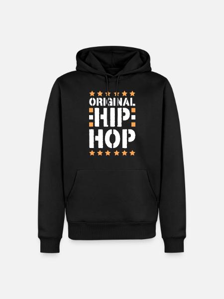 Breakdance Hip Hop - Männer Premium Bio Hoodie - Schwarz