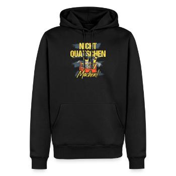 Heimwerker Nicht Quatschen Machen Handwerk Bastler - Männer Premium Bio Hoodie - Schwarz - Vorne - Nico (187cm)
