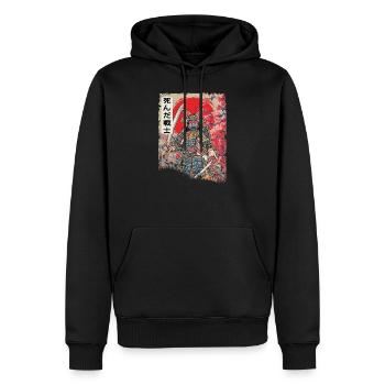 Samouraï japonais Guerriers Japon Épé krieger - Sweat à capuche Premium bio Homme - noir - Devant - Nico (187cm)