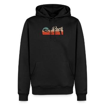 Darts Dart Dartspieler Bullseye Dartscheibe - Männer Premium Bio Hoodie - Schwarz - Vorne - Nico (187cm)