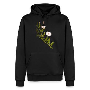 kraeuter rosmarin petersilie thymian dill oregano - Männer Premium Bio Hoodie - Schwarz - Vorne - Nico (187cm)