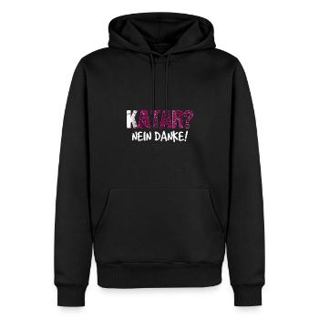 Katar Boykott Spruch Geschenk - Männer Premium Bio Hoodie - Schwarz - Vorne - Nico (187cm)