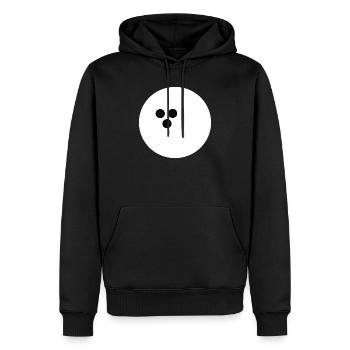 Bowlingkugel, Bowling - Männer Premium Bio Hoodie - Schwarz - Vorne - Nico (187cm)