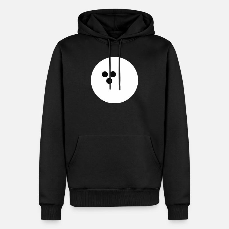 Boule de bowling, Bowling - Sweat à capuche Premium bio Homme - noir