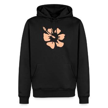 Muttertags Geschenk Mutter Muttertag Geschenkidee  - Männer Premium Bio Hoodie - Schwarz - Vorne - Nico (187cm)