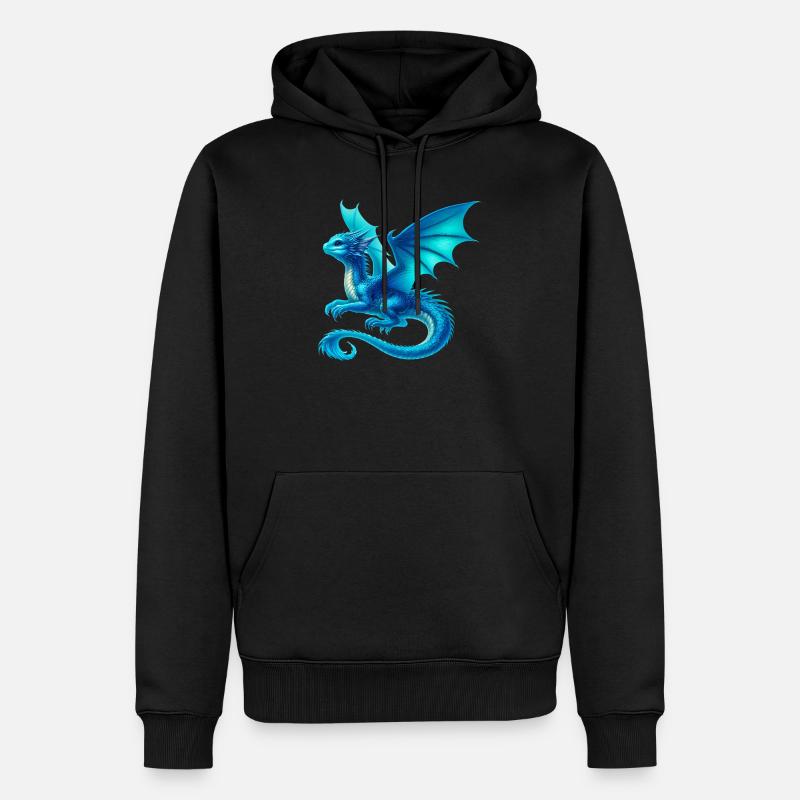 Dragon - Sweat à capuche Premium bio Homme - noir