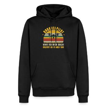Accessoires de pilote de drone Drone Pilote de drone Cadeau - Sweat à capuche Premium bio Homme - noir - Devant - Nico (187cm)
