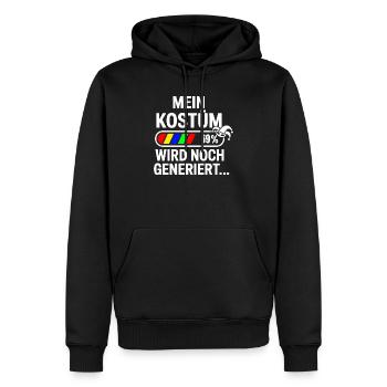 Kostüm Wird Noch Generiert Köln Karneval Fasching - Männer Premium Bio Hoodie - Schwarz - Vorne - Nico (187cm)