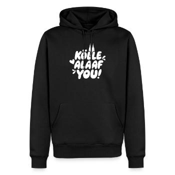 Kölle Alaaf Toi ! - Sweat à capuche Premium bio Homme - noir - Devant - Nico (187cm)