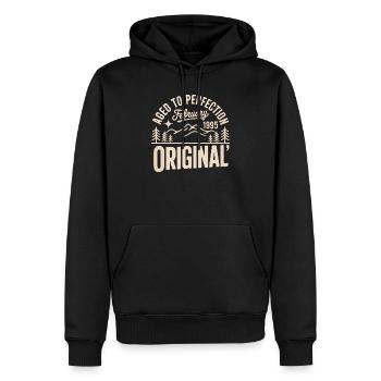February 1995 – Legend of the Peaks and Mountains - Men’s Premium Organic Hoodie - black - Front - Nico (187cm)