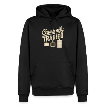 Classically Trained Auto Schaltgetriebe - Männer Premium Bio Hoodie - Schwarz - Vorne - Nico (187cm)