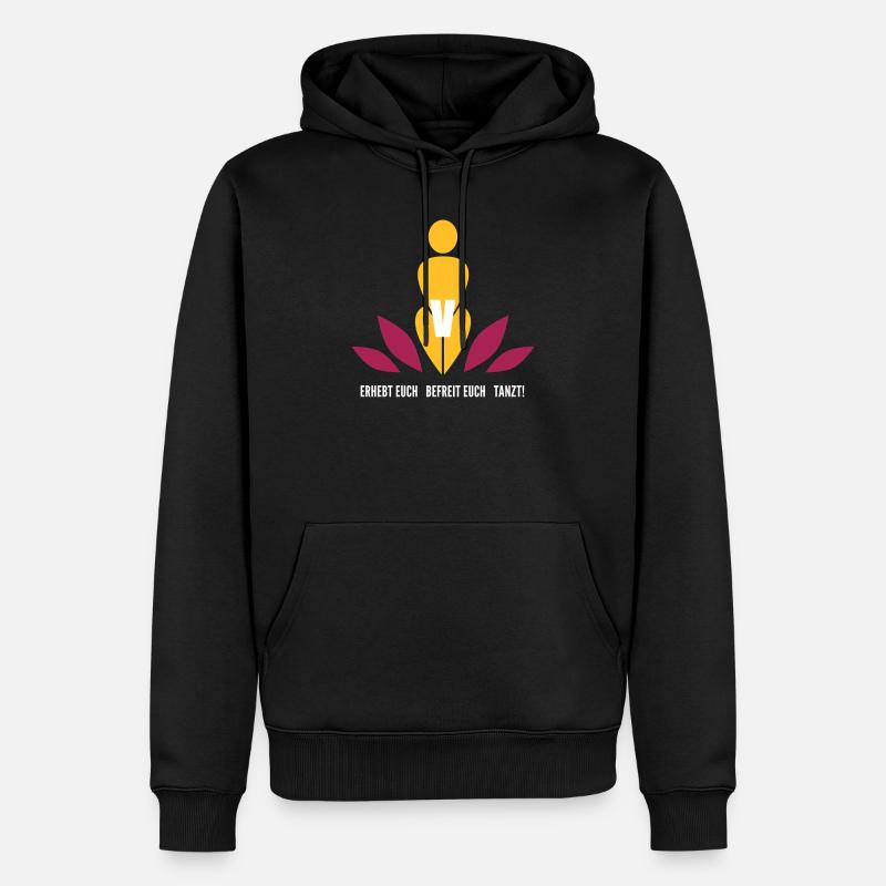 One Billion Rising - Logo - Männer Premium Bio Hoodie - Schwarz
