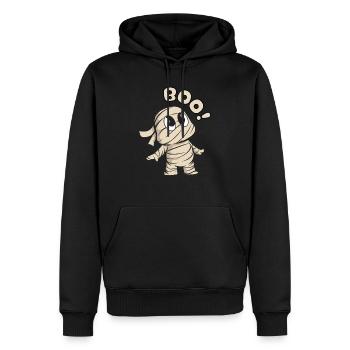 Halloween Süsse Mumie - Männer Premium Bio Hoodie - Schwarz - Vorne - Nico (187cm)