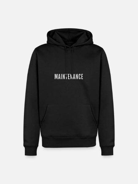 Maintenance - Men’s Premium Organic Hoodie - black