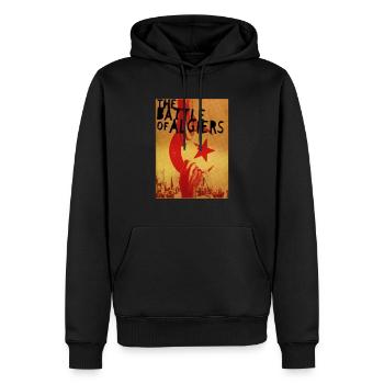 TBoA - Men’s Premium Organic Hoodie - black - Front - Nico (187cm)