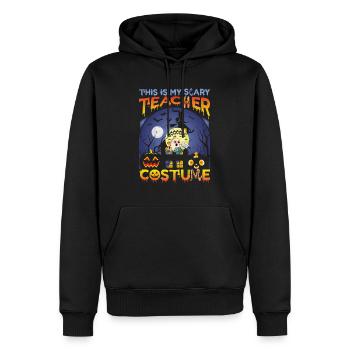 This is my Scary Teacher Costume - Sweat à capuche Premium bio Homme - noir - Devant - Nico (187cm)