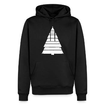 Christmas Tree Christmas Tree Holiday Winter - Men’s Premium Organic Hoodie - black - Front - Nico (187cm)