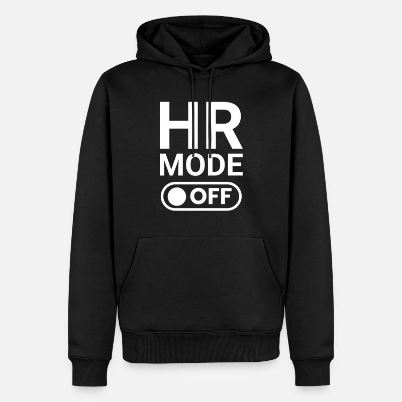 Mode HR désactivé - Sweat à capuche Premium bio Homme - noir