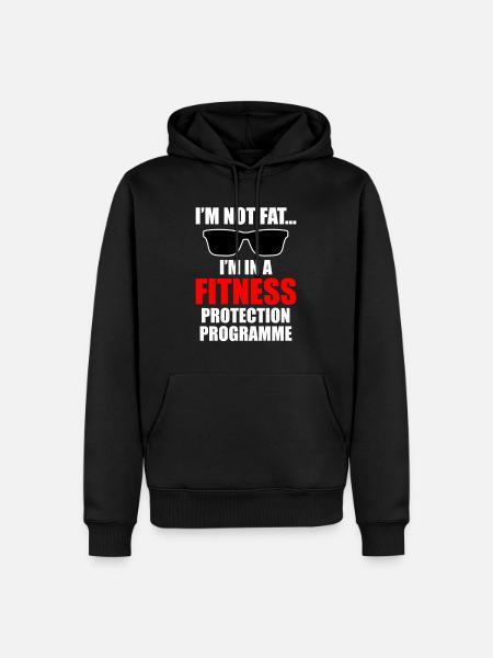 Fitness Protection - Men’s Premium Organic Hoodie - black