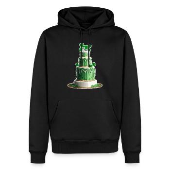 Geburtstagstorte / Kuchen / Happy Birthday / Torte - Männer Premium Bio Hoodie - Schwarz - Vorne - Nico (187cm)
