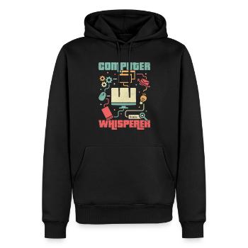 Don't Worry I'm From Tech Support IT Sysadmin Comp - Männer Premium Bio Hoodie - Schwarz - Vorne - Nico (187cm)