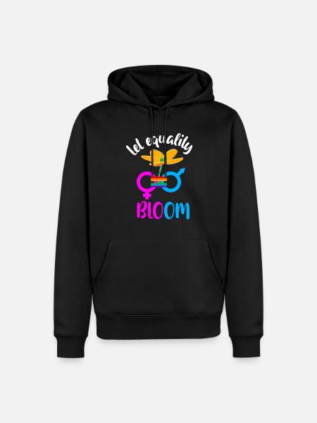 Equality - Men’s Premium Organic Hoodie - black