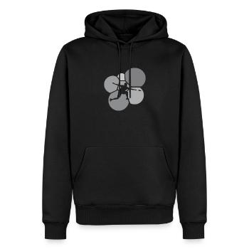 Badminton Serve Badminton Player - Sweat à capuche Premium bio Homme - noir - Devant - Nico (187cm)
