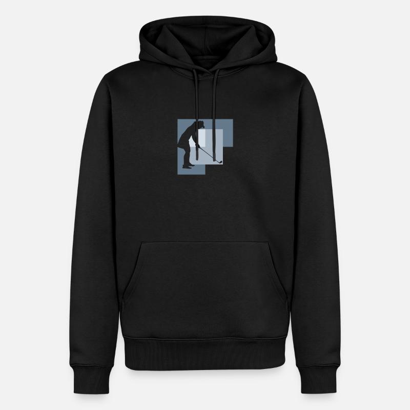 Golf Drive Golf Clubs - Sweat à capuche Premium bio Homme - noir