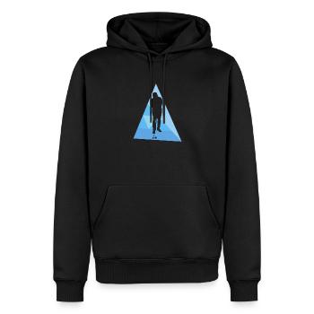 Golf Golfer Golfball Golfplatz - Männer Premium Bio Hoodie - Schwarz - Vorne - Nico (187cm)