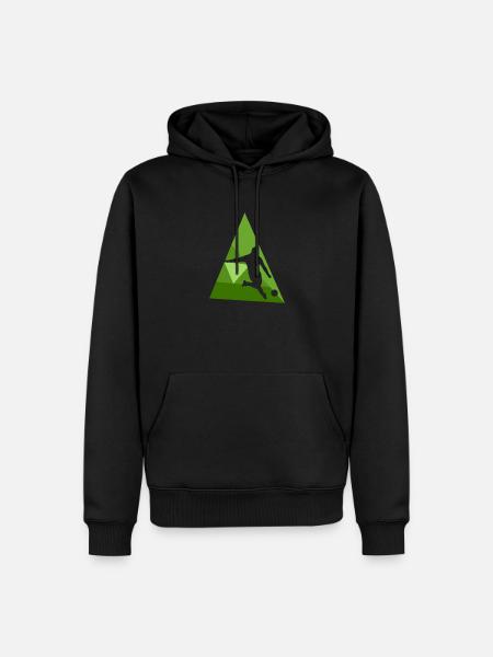 Soccer Kicking Kicker - Men’s Premium Organic Hoodie - black