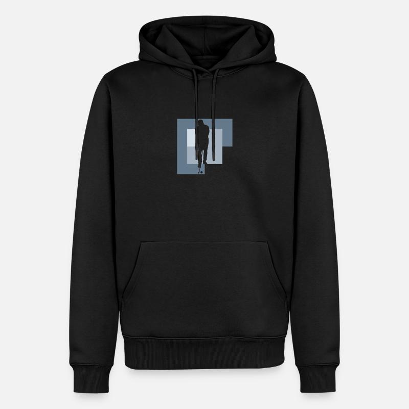 Golf Golfball Golfer Golfplatz - Männer Premium Bio Hoodie - Schwarz
