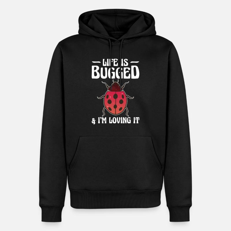 Insekten - Männer Premium Bio Hoodie - Schwarz