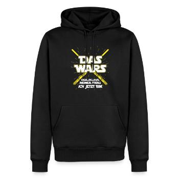 JGA Junggesellenabschied Das wars Bräutigam Mann - Männer Premium Bio Hoodie - Schwarz - Vorne - Nico (187cm)