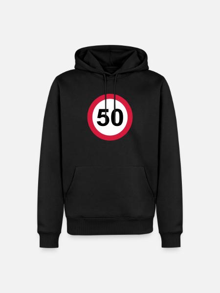 50 - Men’s Premium Organic Hoodie - black
