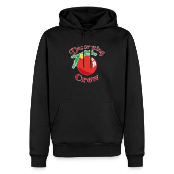 Decorating crew - Men’s Premium Organic Hoodie - black - Front - Nico (187cm)