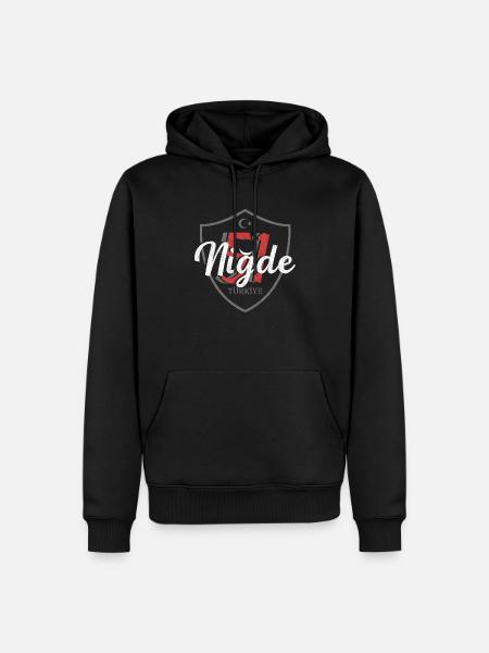 Nigde - Men’s Premium Organic Hoodie - black