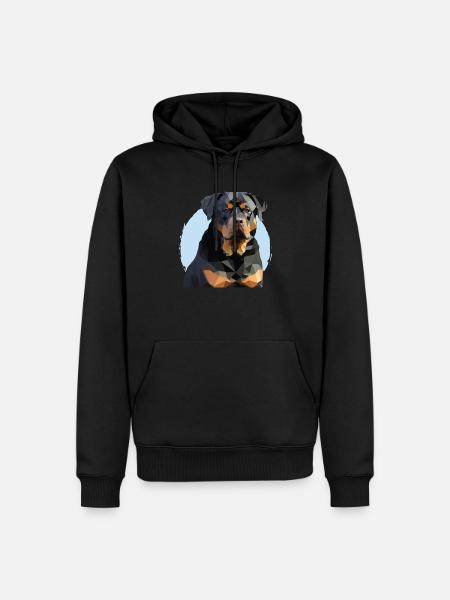 Rottweiler Hunde Hund Rottweilerwelpe Hundewelpe - Ekologisk premiumluvtröja herr - svart