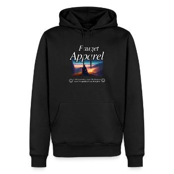 Le bonheur de votre vie dépend de - Sweat à capuche Premium bio Homme - noir - Devant - Nico (187cm)