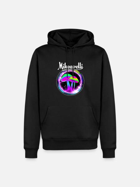 Mikeavelli Pilz - Sweat à capuche Premium bio Homme - noir