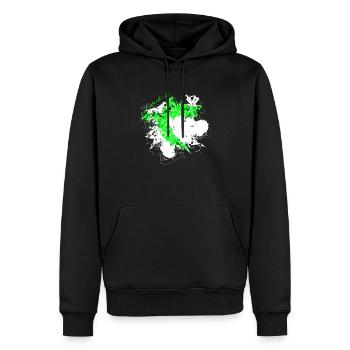 Kroatien hrvatska kroatien hrv reisen europa zagreb - Männer Premium Bio Hoodie - Schwarz - Vorne - Nico (187cm)