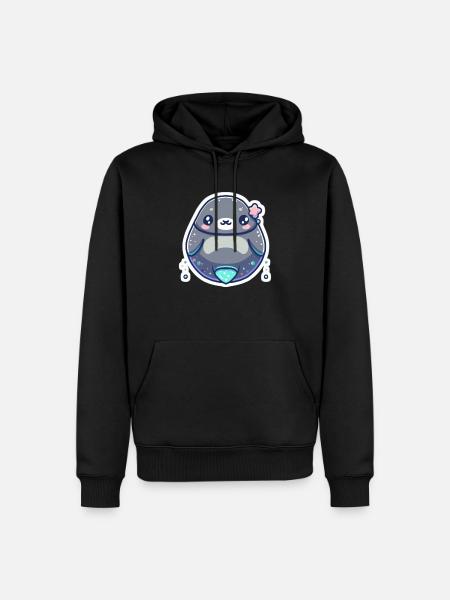 Seal Lover - Men’s Premium Organic Hoodie - black